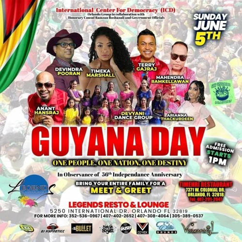 Stream Guyana Day Live Recording Legends Resto & Lounge by