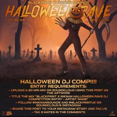 Blackprint x Niknan Halloween rave DJ competition entry - Dunners
