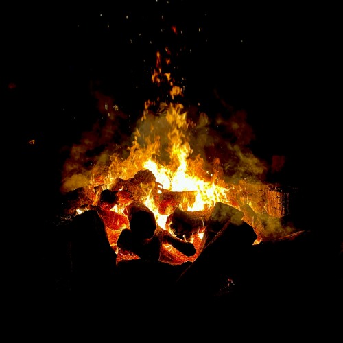 Environmental Sounds - Bonfire01 (Binaural Recording)