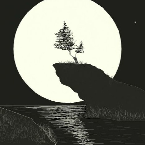 Рисунки для срисовки пейзажи черно белые