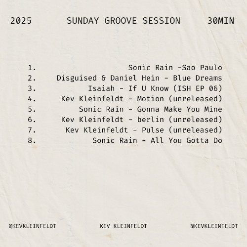 Sunday Groove Session