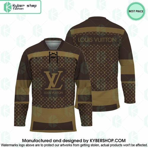 Stream Louis Vuitton Brown Hockey jersey by Kybershop Store