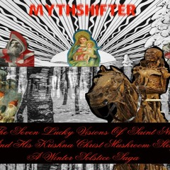 Vision 4- Three Gold Spheres Arise Above The Winter Trees