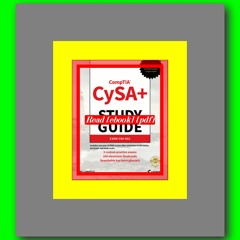 Read ebook [PDF] CompTIA CySA+ Study Guide Exam CS0-002  by Mike Chapple