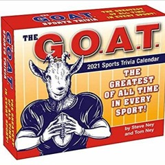 Download~ 2021 G.O.A.T. Sports Trivia Boxed Daily Calendar