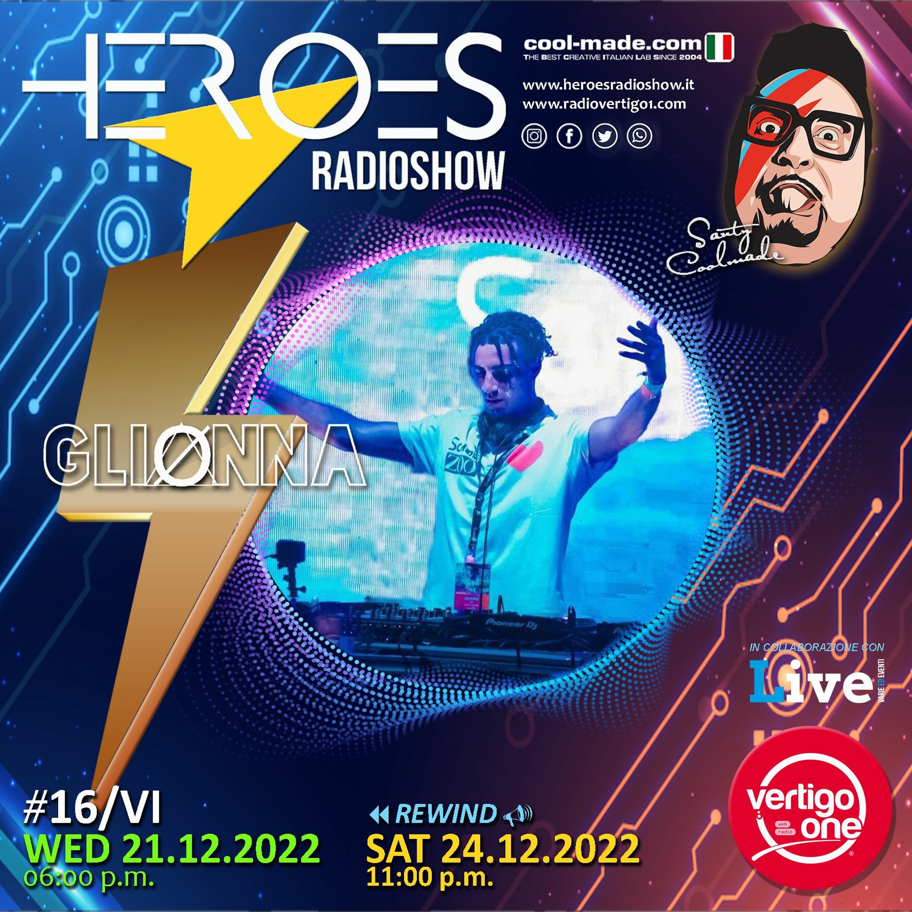 #16/2022-23> HEROES RadioShow - Special Guest  GLIONNA episode artwork