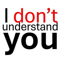 I Don't Understand You