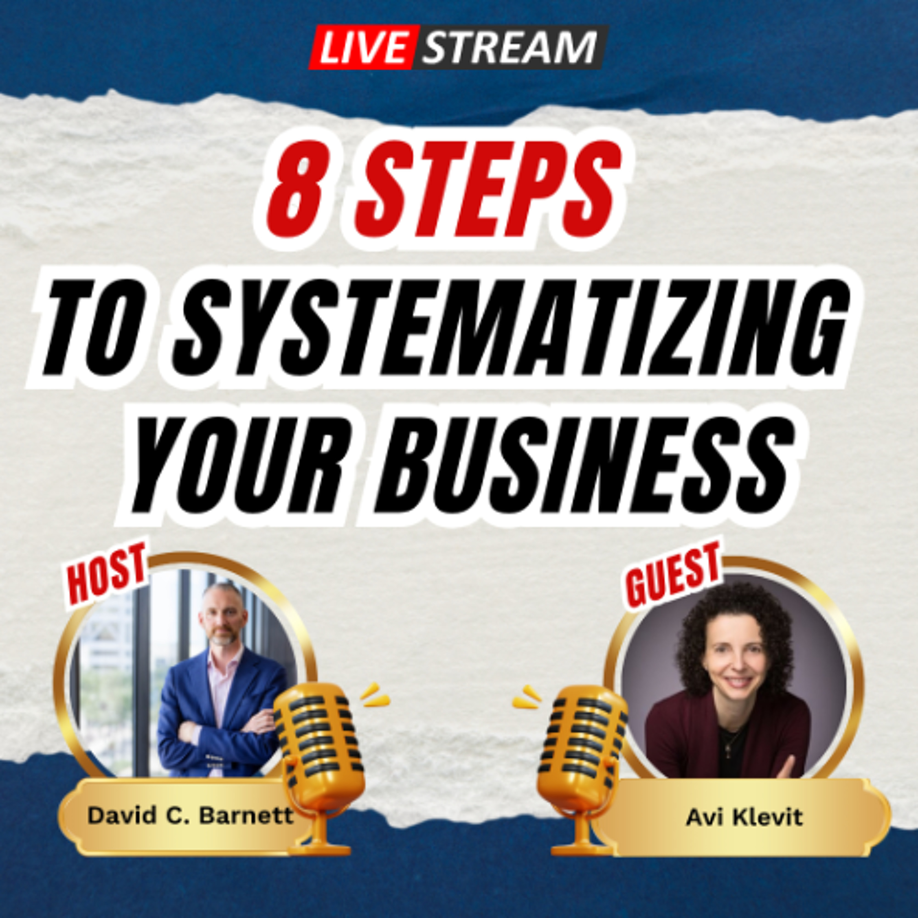 LIVE- Avi Klevit 8 steps to systematizing your business