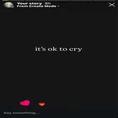 it’s ok to cry prod xoe