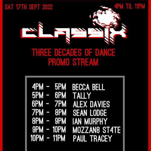 TALLY CLASSIX EVENTS LIVE PROMO MIX 17/09/22