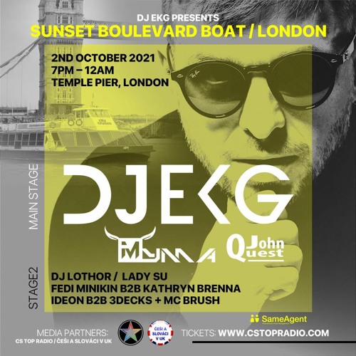 3DECKS @ PROMO SET BOAT PARTY LONDON 2.10.2021