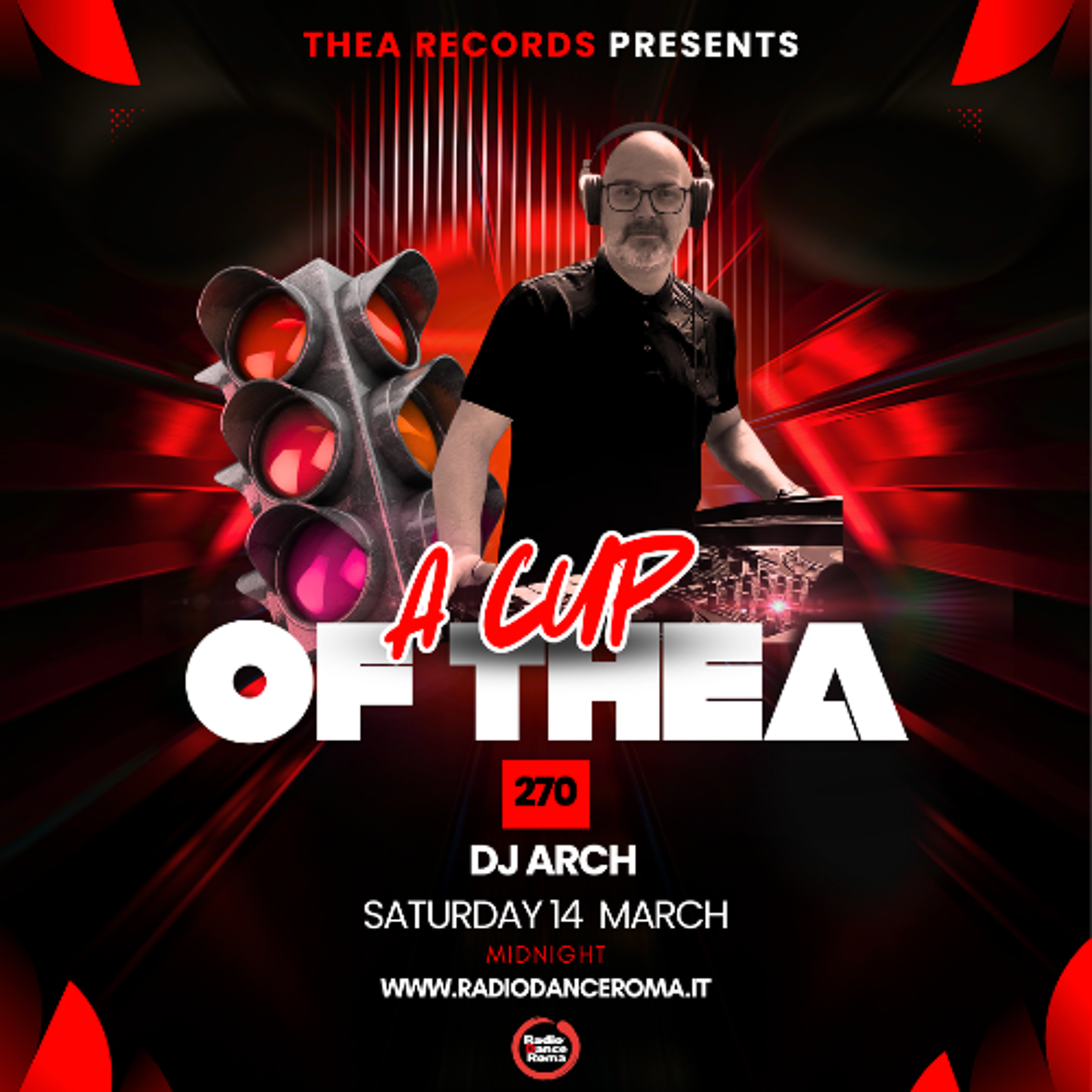 A  cup of thea episode 270 with Dj Arch episode artwork