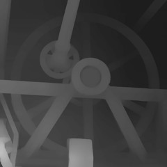 Boulton and Watt rotative steam engine (cogs, mono)