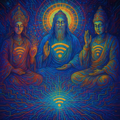 Wi-Fi Gods in Cyberspace
