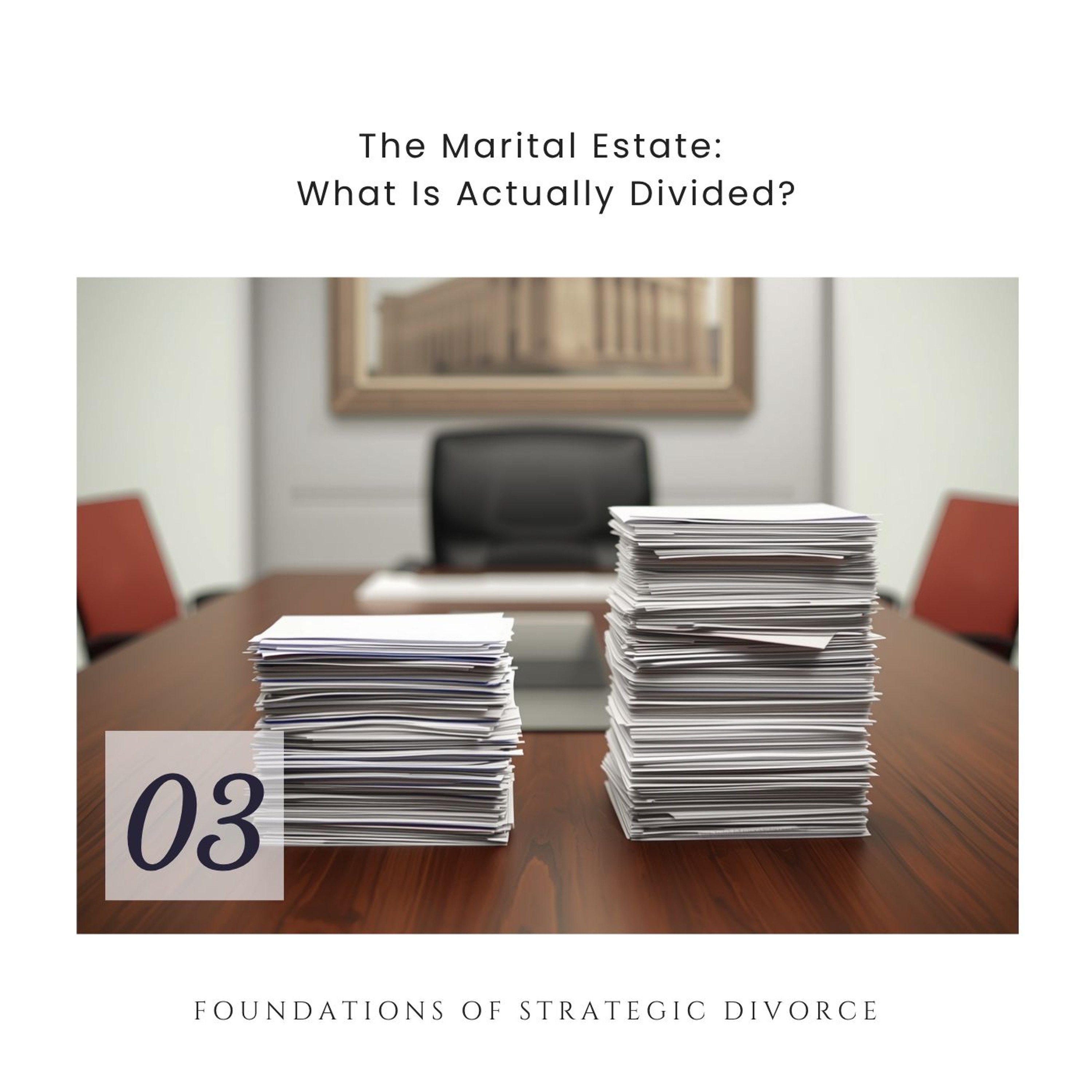 The Marital Estate What Is Actually Divided - v1e3 Divorce Considered