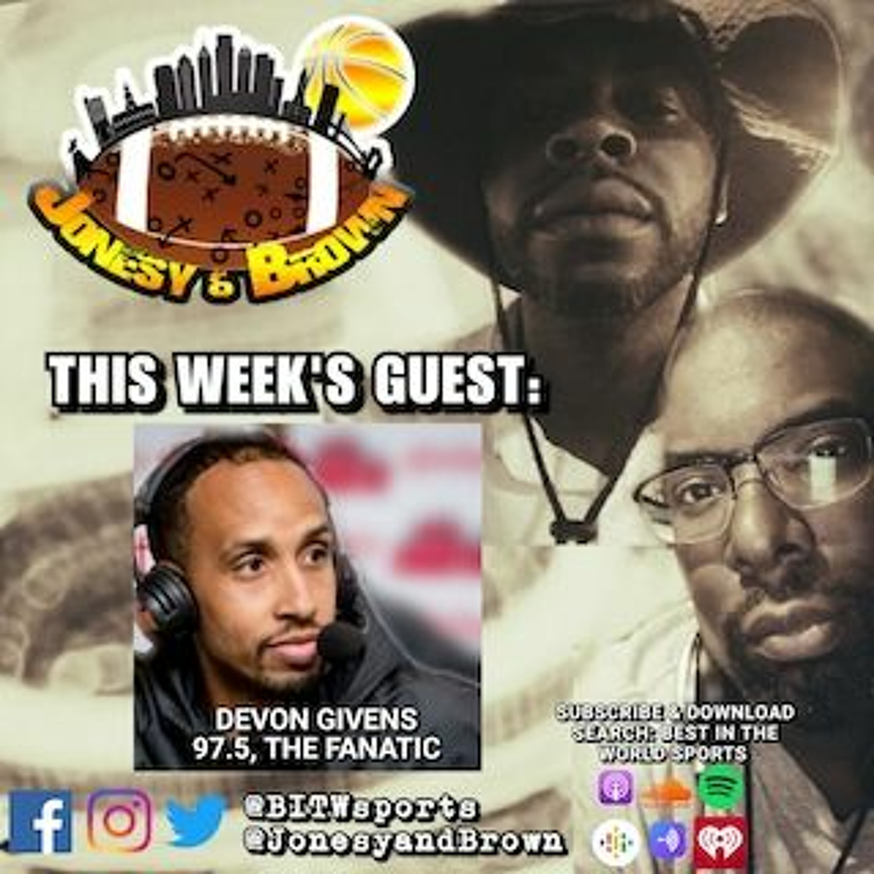 Jonesy & Brown Ep. 36 - Talking Philly Sports with Devon Givens of 97.5 The Fanatic episode artwork