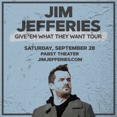 Adler Talks With Comedian Actor Jim Jefferies Coming To The Pabst Theater