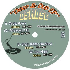 Deep & Dub EP - 12" vinyl only  [Jazzy House / Beatdown / Dub]