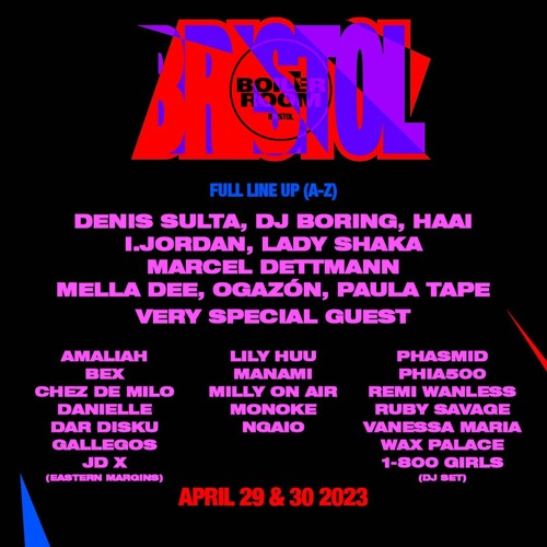 Boiler Room Bristol -Milly on Air (April 2023)