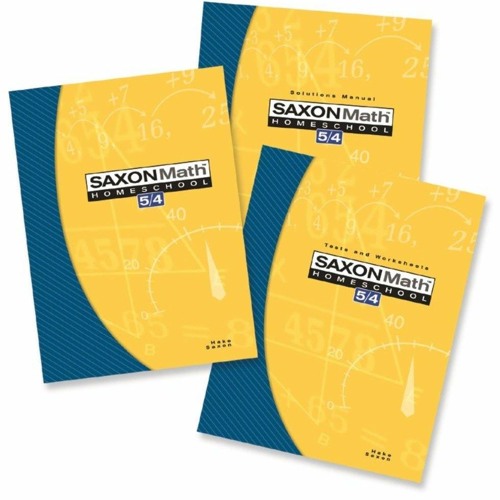 Stream [PDF] Saxon Math 5/4 Homeschool: Complete Kit 3rd Edition by ...