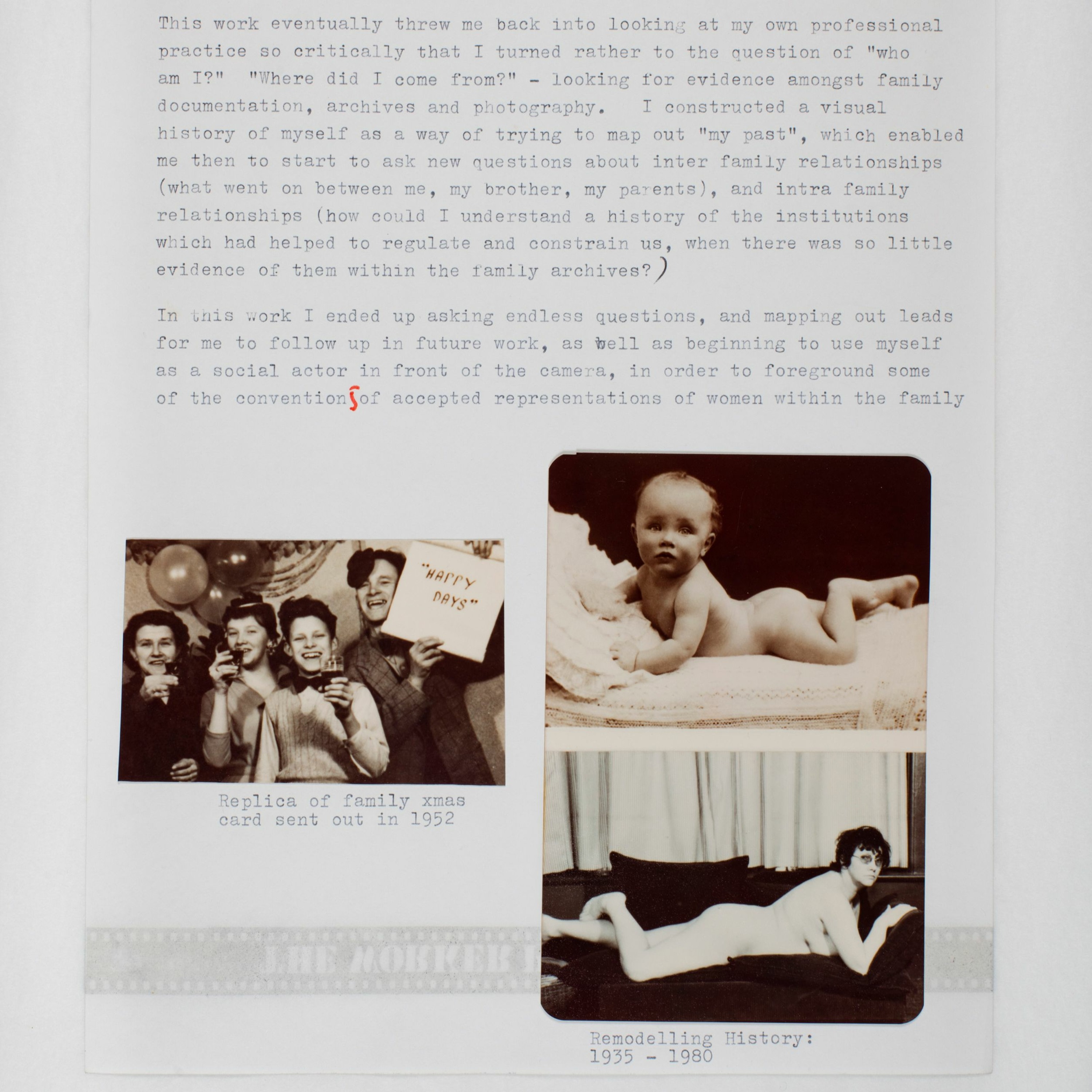 Audio Description, Jo Spence, pages from Fairy tales and Photography...or another look at Cinderella episode artwork