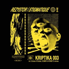 Premiere: Stigmatique "Samael, Der Ankläger der Lebenden" (DCMBR & HERMETE Remix) - Kriptika Records