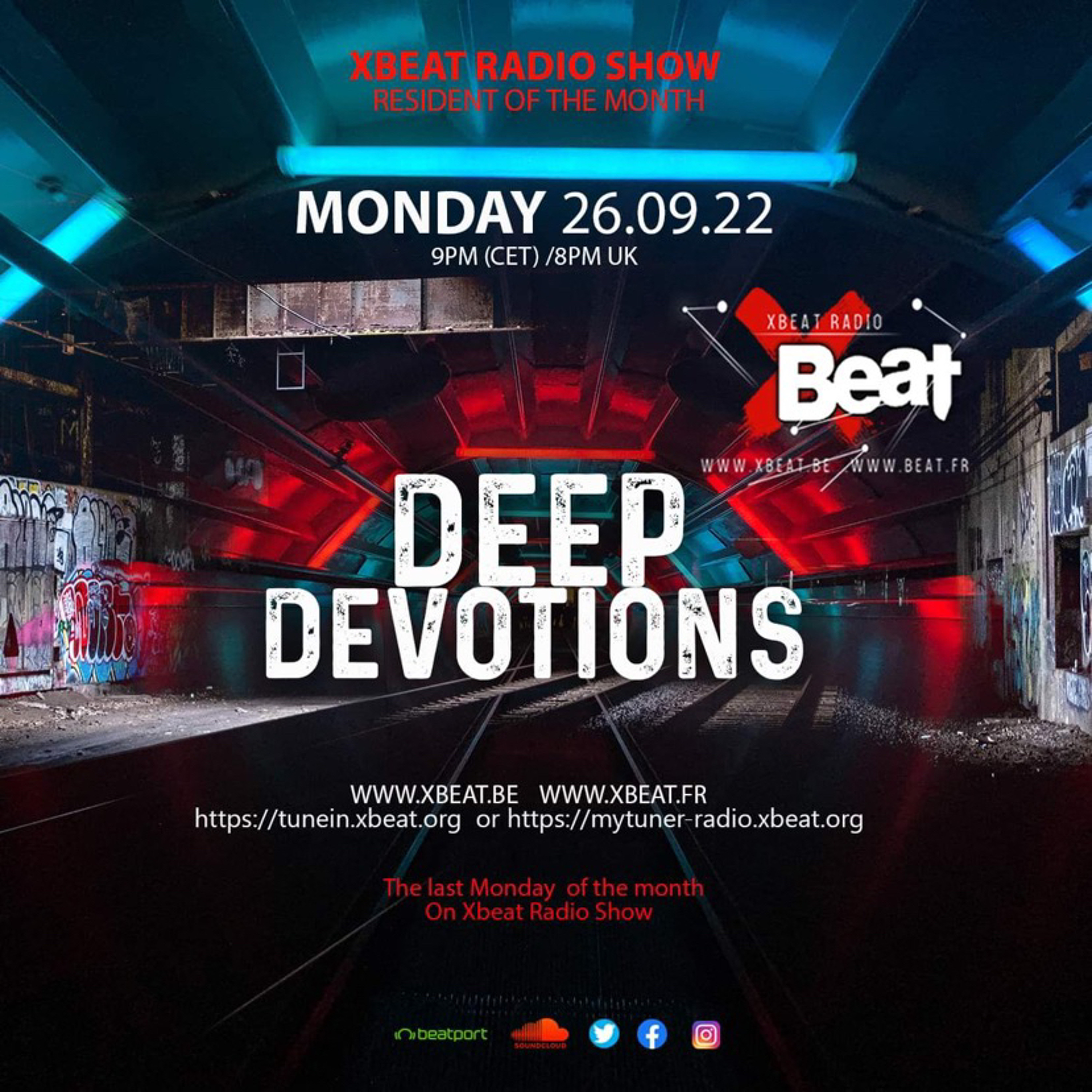 guest mix I xbeat radio september 2022 I by Deep Devotions episode artwork