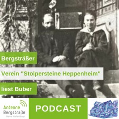 Bergsträßer Verein "Stolpersteine Heppenheim" liest Buber