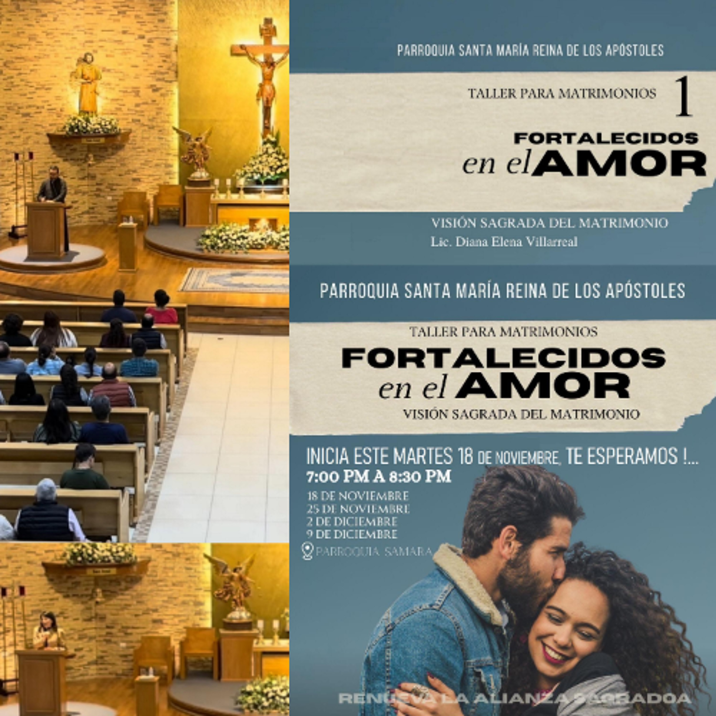 Taller para Matrimonios: Visión Sagrada del matrimonio - Día Uno - Martes 18 de Nov. 2025