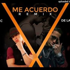 ME ACUERDO- REMIX (VICO C FT DE LA GUETTO )