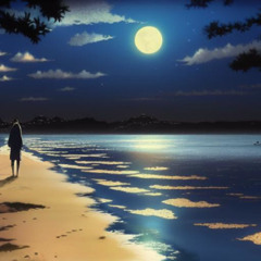Footprints on a Moonlit Bay
