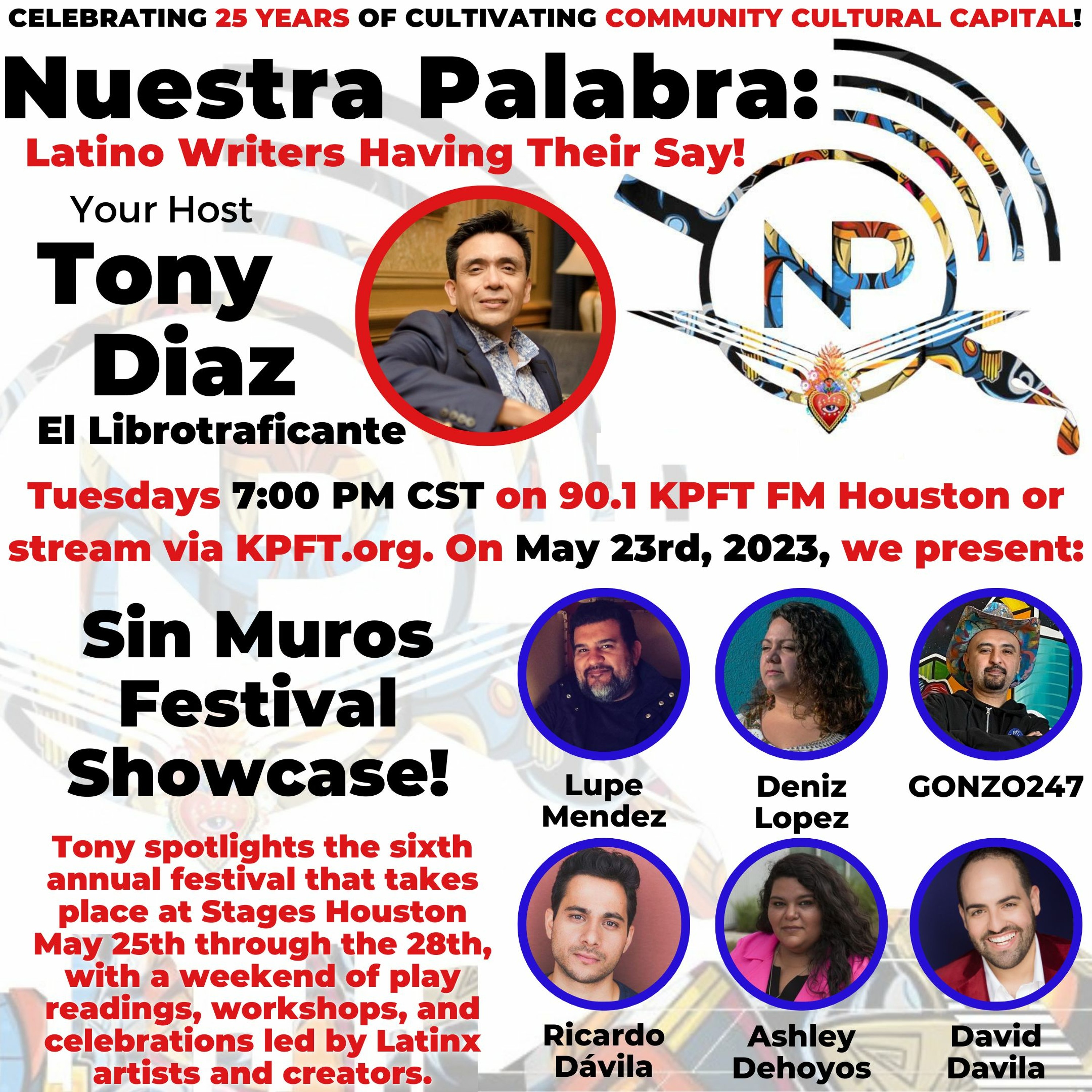 Nuestra Palabra: Latino Writers Have Their Say w/ Tony Diaz