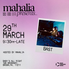Live @ Mahalia Presents. NY 001. Closing Set (03.29.23)