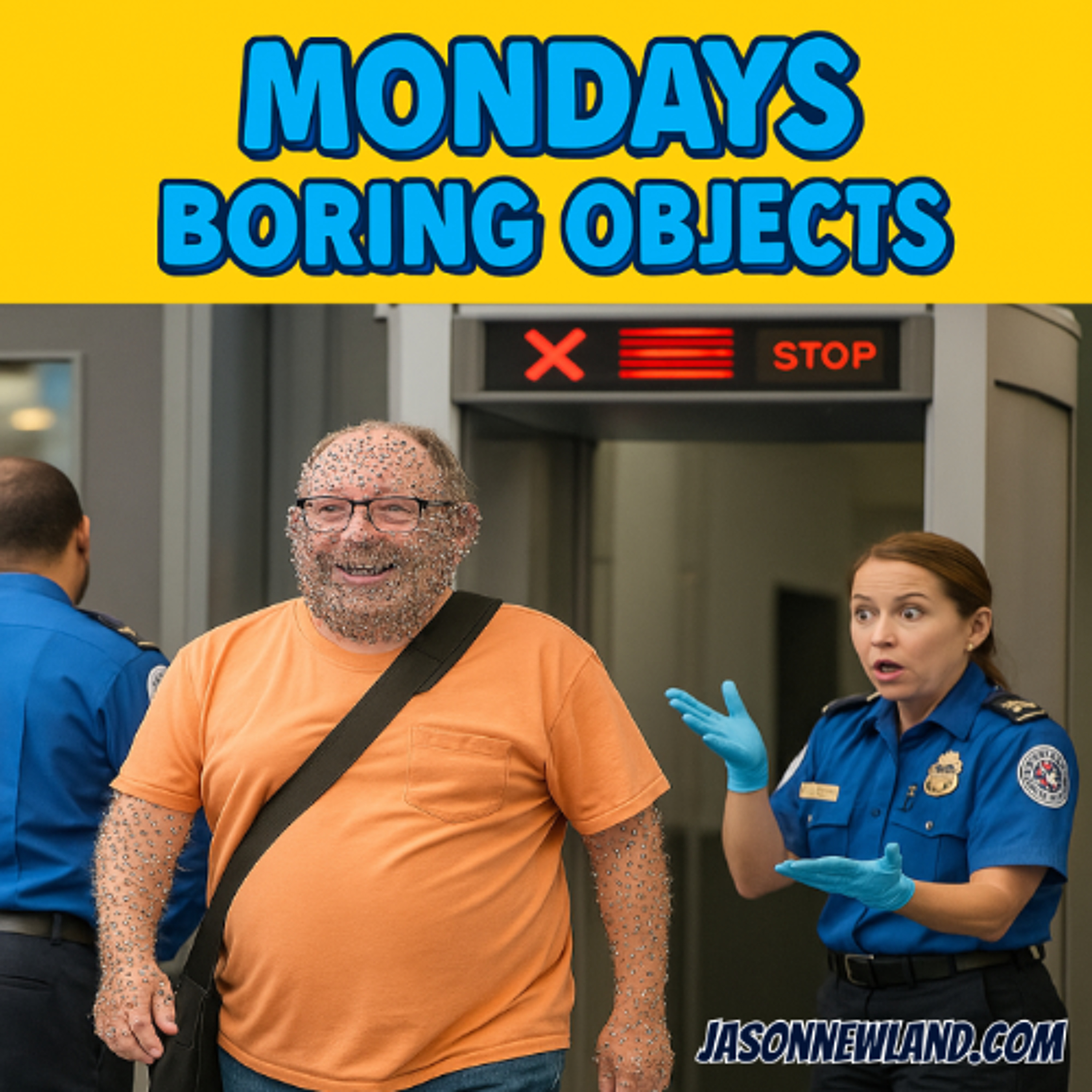 (no music) Piercings | Mondays Boring Objects | LMBYTS #1479 | Jason Newland | 3rd November 2025