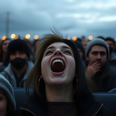 Screaming Simplemente against racism