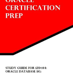 [Download] EPUB 🗂️ Study Guide for 1Z0-144: Oracle Database 11g: Program with PL/SQL