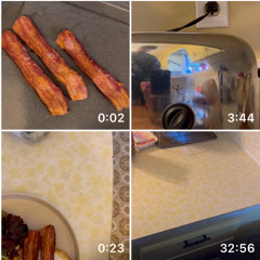 01 mixing while making & eating a blt