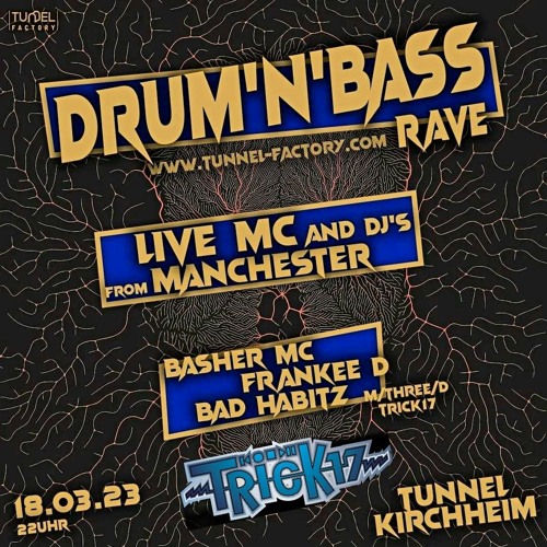 Trick-17 Opening Set  Drum & Bass Rave Tunnel 18.03.23