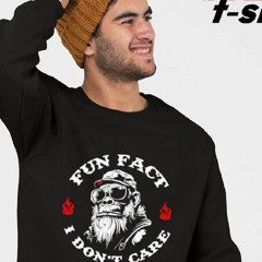 Monkey Fun Fact I Don't Care Shirt