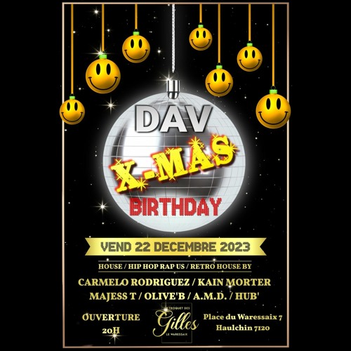 Dav' X-Mas Birthday (22.12.2023) (Funk & Oldskool Rnb) With Deejay Majess-T