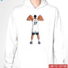 Rudy Gobert 27 Minnesota Timberwolves basketball NBA superstar pose cartoon design shirt