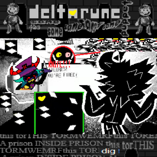 this torTHIS TORMWEMRFthis TOREMT A prison (dig) INSIDE PRISON [Deltaune: The 5Same Puppet]
