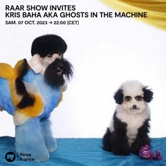RAAR Show invites Kris Baha aka Ghosts in the machine - 07 Octobre 2023