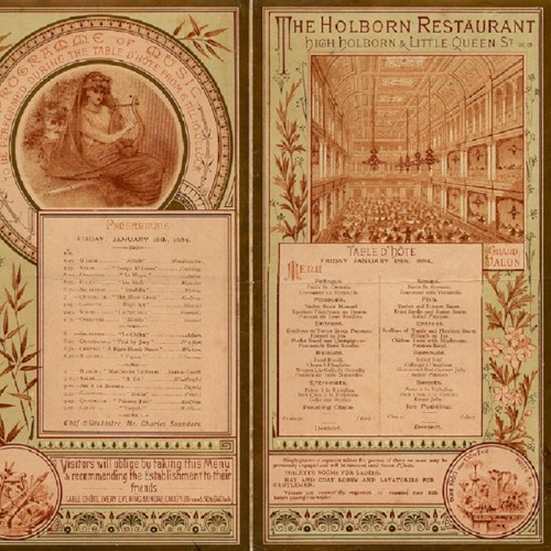 Holborn Restaurant Poem