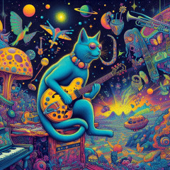 Jazzcat's Cosmic Voyage: A Funk-Fueled Sonic Odyssey Through the Cosmos