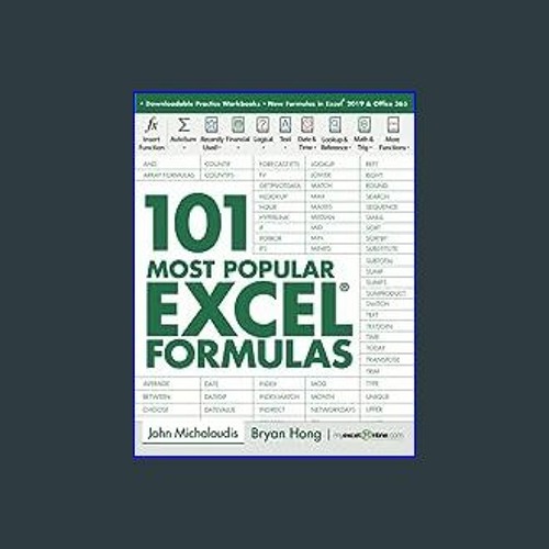 Stream Read Ebook ⚡ 101 Most Popular Excel Formulas (101 Excel Series ...