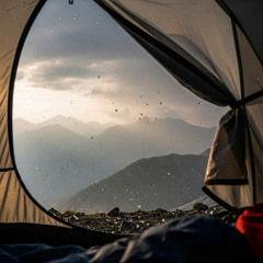 Field Recording of Gentle Morning Rain on Mount Olympus, Heard from Inside a Tent at High Altitude