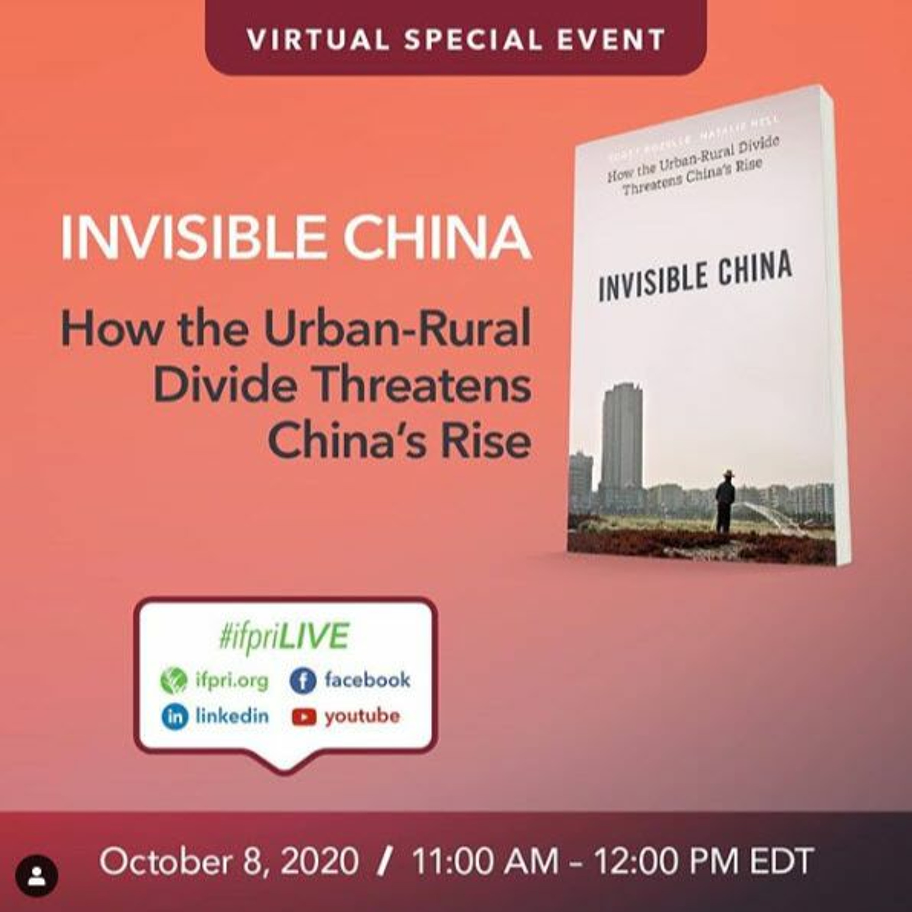 Virtual Event:  Invisible China: How the Urban-Rural Divide Threatens China's Rise episode artwork