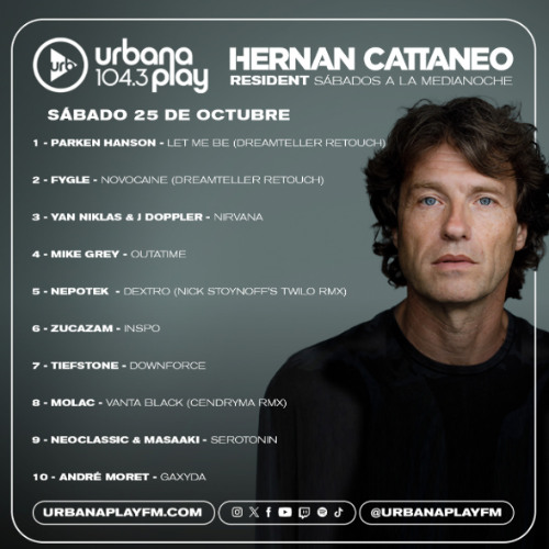 Mike Grey-Outatime - Resident 755 Hernan Cattaneo 26-10-25