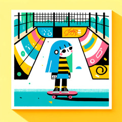 Girl with Blue Hair